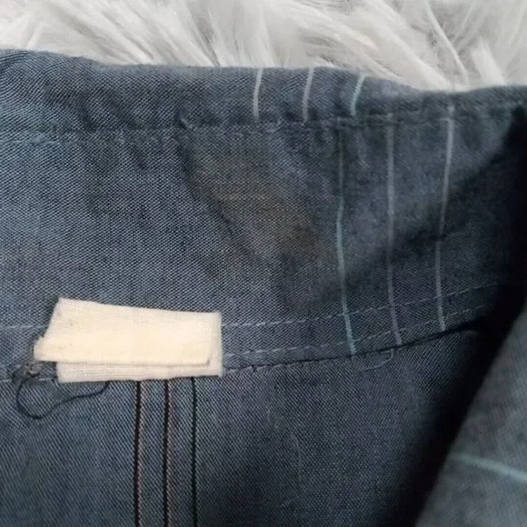 Vintage Ely Cattleman Mens Shirt Blue 2XLT‎  Pearl Snap Western Rancher Tall Man - Picture 13 of 16